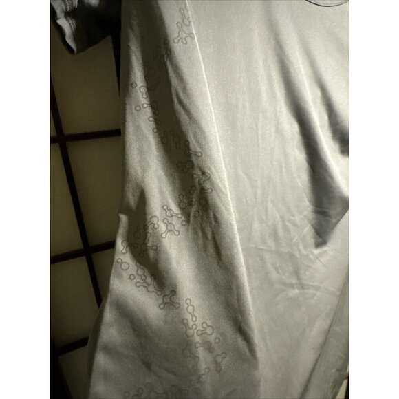 Puma Top Women Size Large Gray Short Sleeve T-Shirt Activewear - Picture 6 of 11